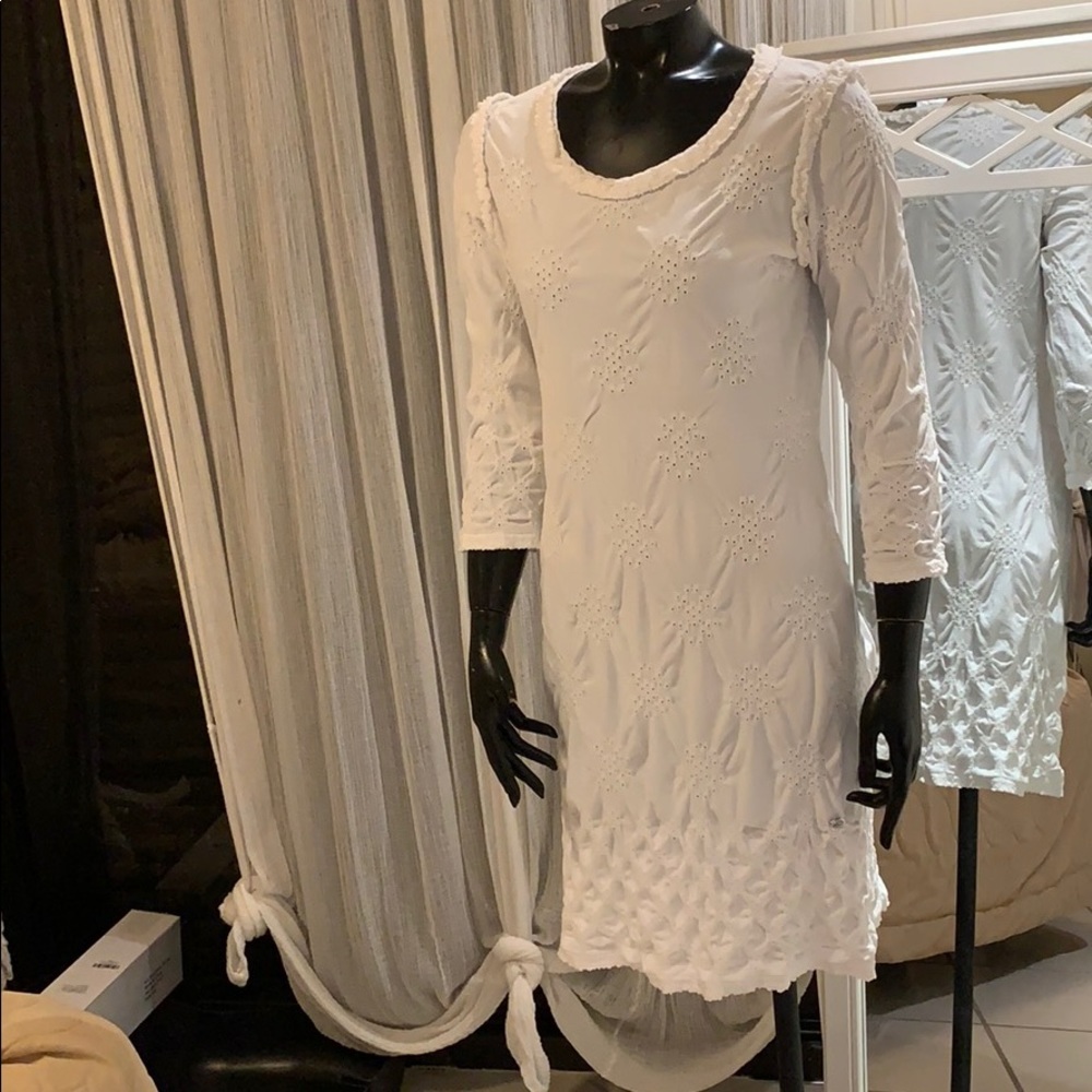 Authentic Chanel detail White stunning dress